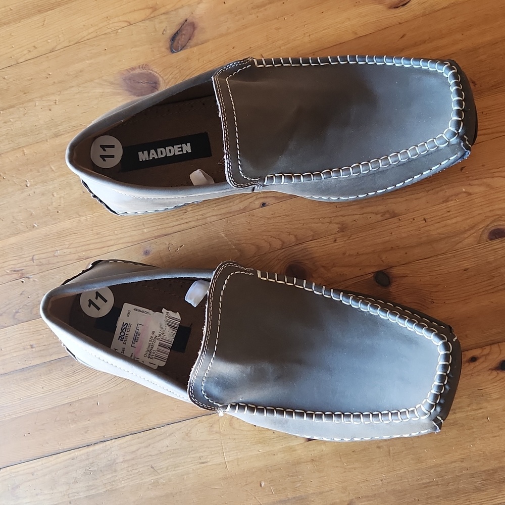 Madden Size 11 Polyurethane Upper Moccasins/Driving Shoes Brown NWT